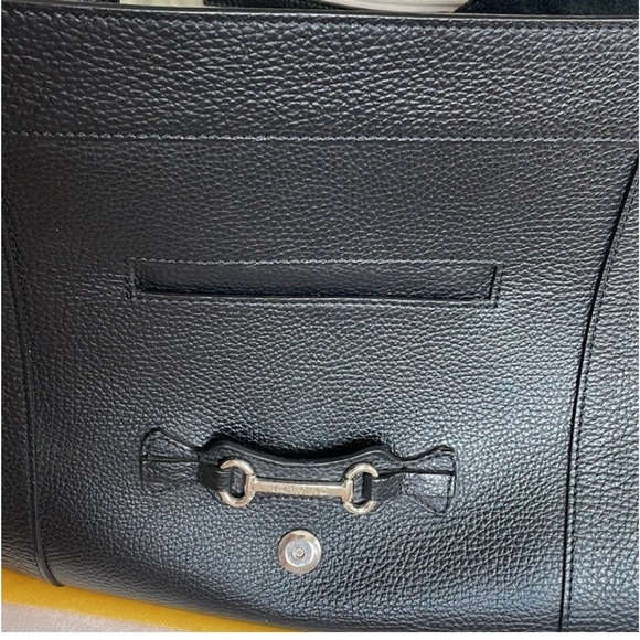 Valentino Black Genuine Leather large Bag brand new with the tags and receipts. - Picture 10 of 15